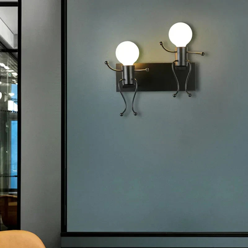 LumiKids - Playful LED Wall Lamp for Children Bowlift