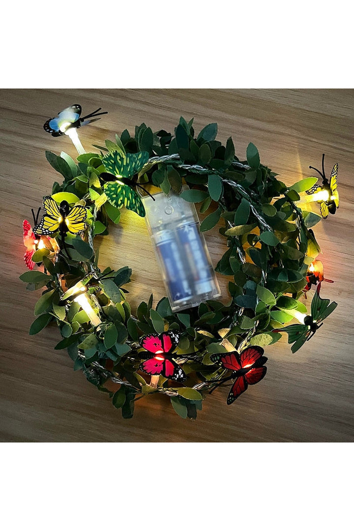 white rose light garland | Bowlift