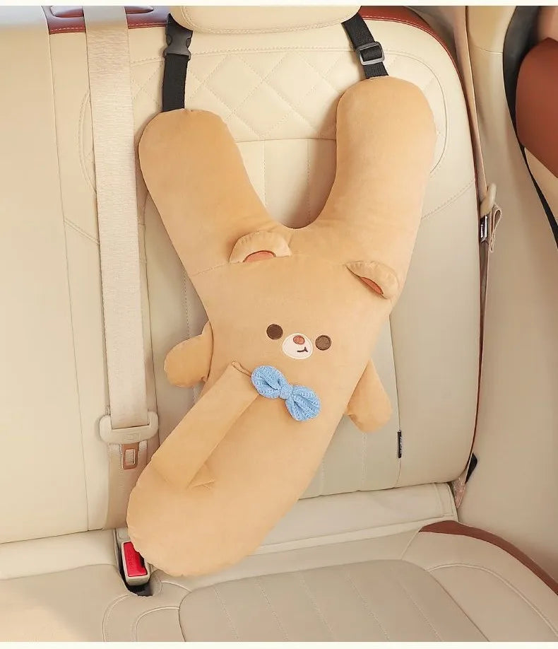 BowLift | Universal Car Seat Belt Headrest Pillow