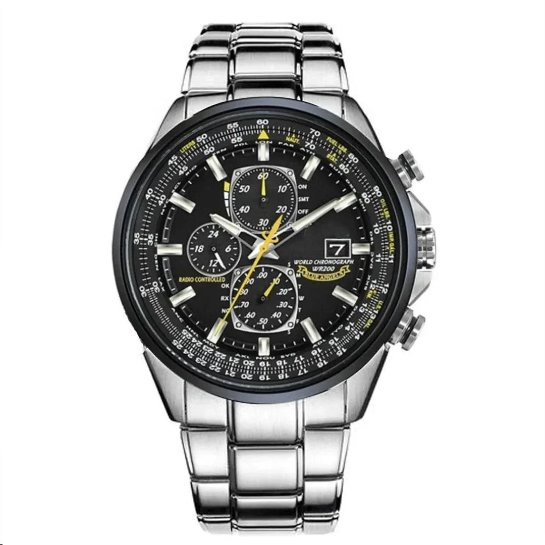 BowLift | Men’s Stainless Steel Chronograph Watch with Calendar