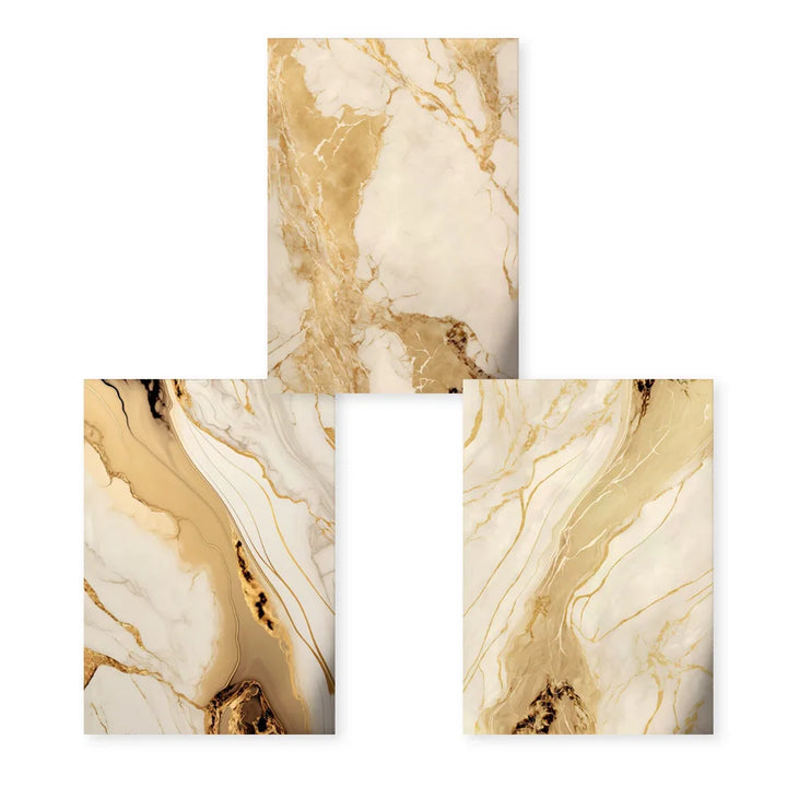 Modern Abstract Black Beige Golden Liquid Marble Print Wall Art Fine Art Canvas Prints Pictures For Living Room Bedroom Art Decor | Bowlift