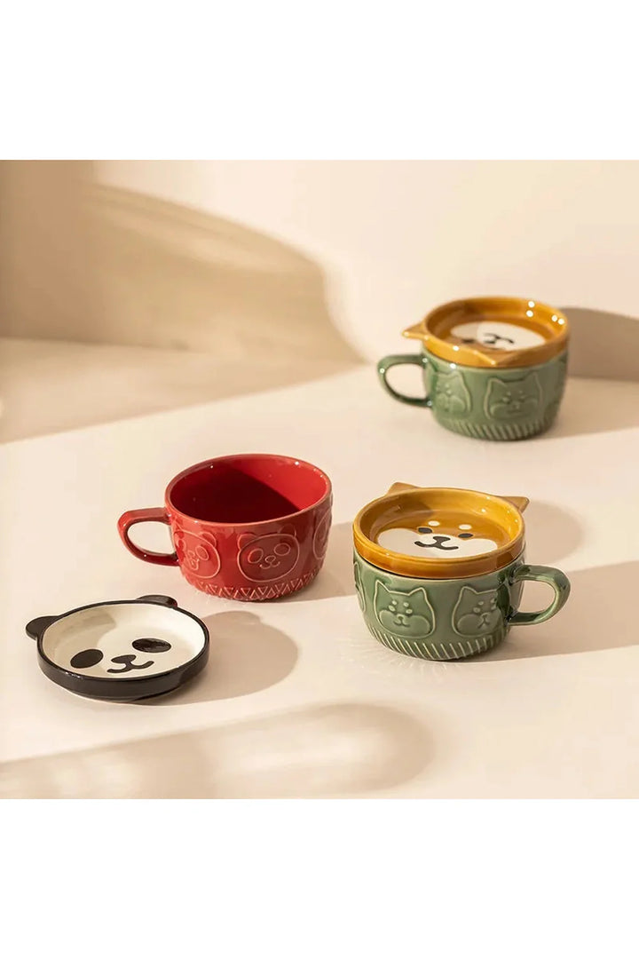 Cartoon Cat Coffee Mug | Bowlift