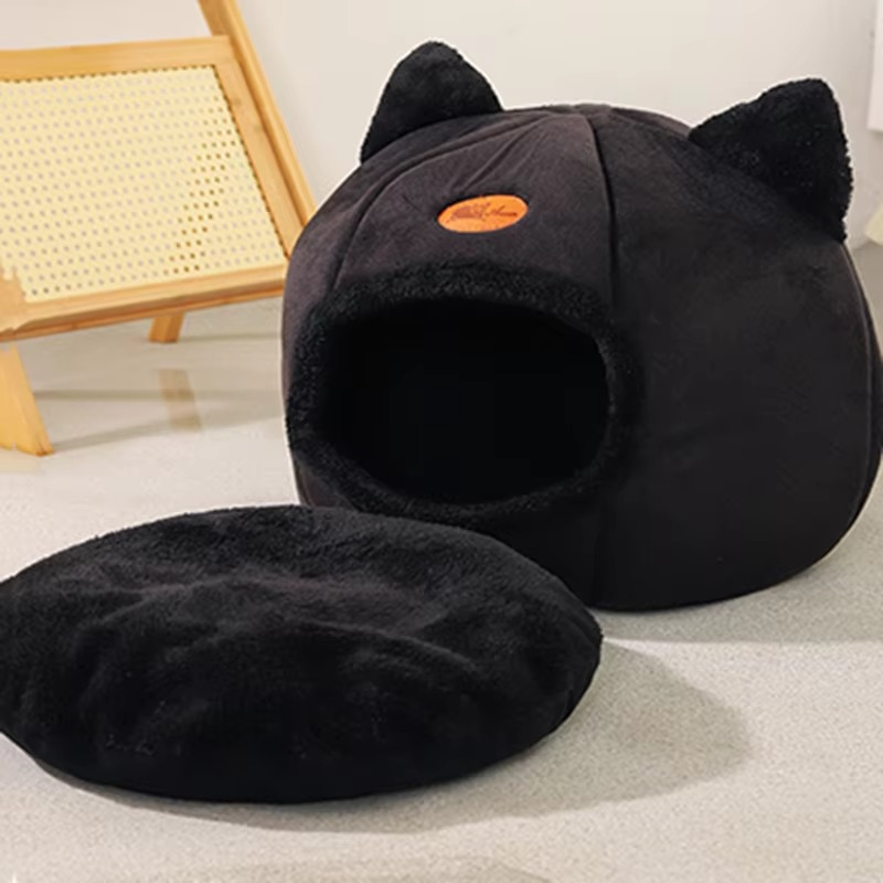 BowLift | Cozy Cave Winter Cat & Small Dog Bed