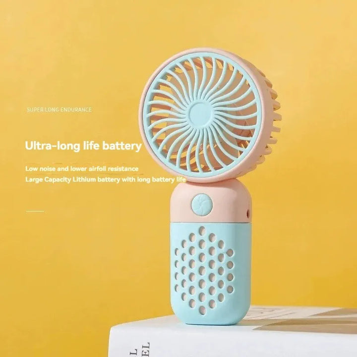 2024 New Cartoon Handheld Charging Fan - Cute and Portable Mini USB Pocket Fan for Students | Bowlift