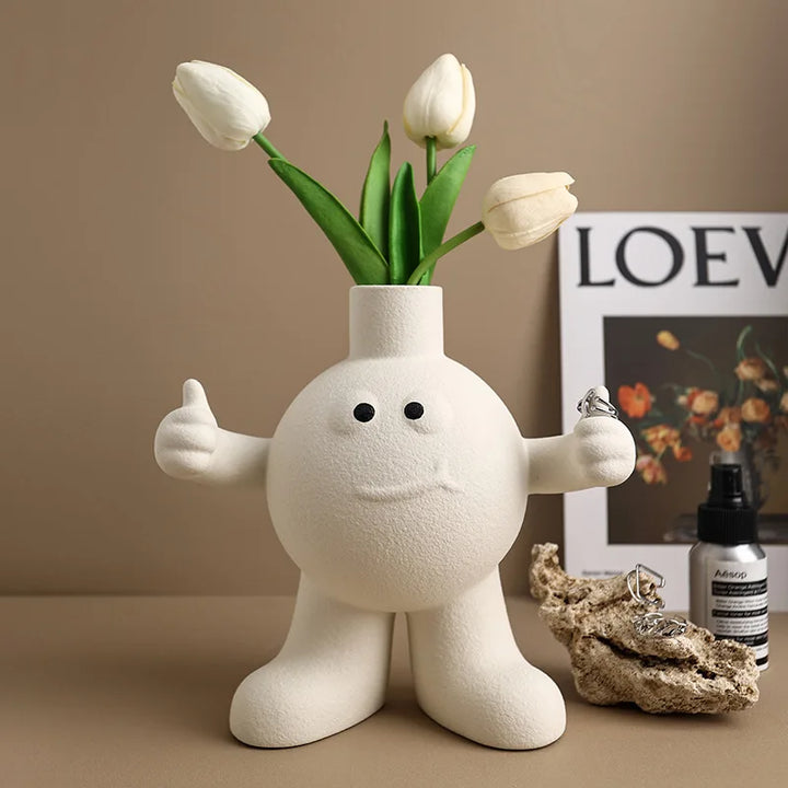 Character Ceramic Vase | Bowlift