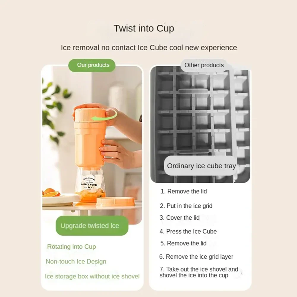 BowLift | Automatic Spiral Release Easy-Release Ice Cube Maker
