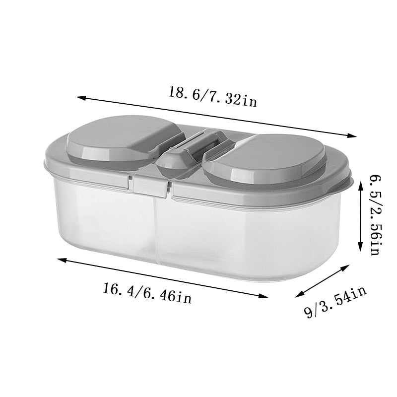 BowLift | Double Compartment Sealed Storage Fresh Box
