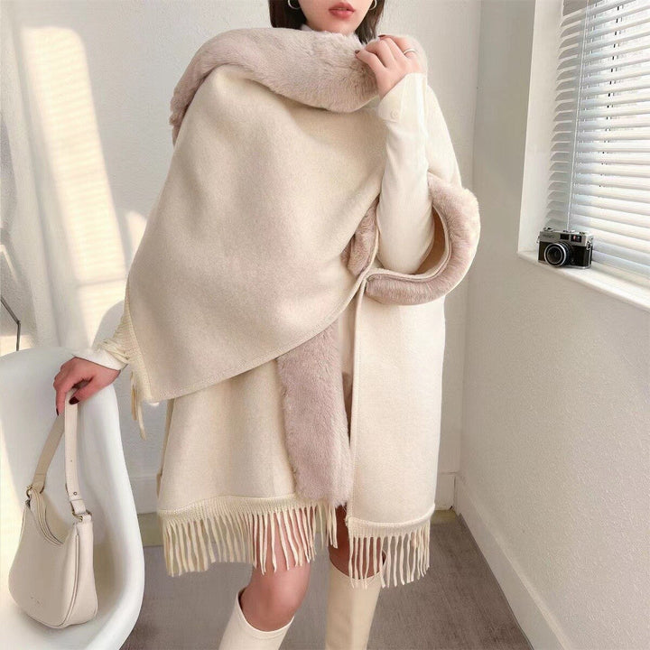 BowLift | Wearable Blanket Women Lining Long Poncho