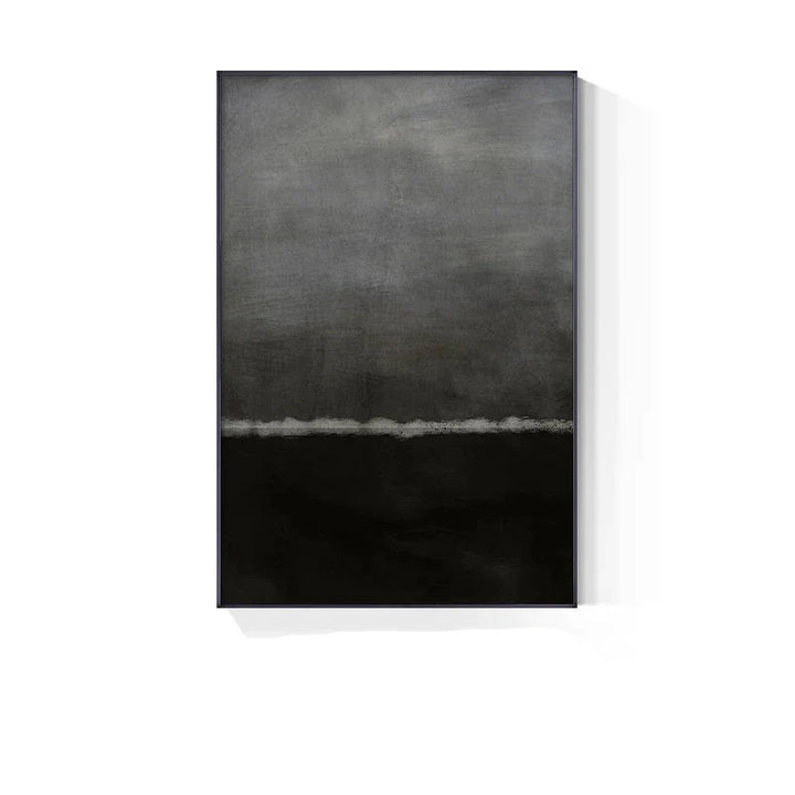 Blue Grey Industrial Abstract Wall Art Fine Art Canvas Prints Modern Art For Contemporary Living Room Dining Room Home Office Foyer Art Decor | Bowlift