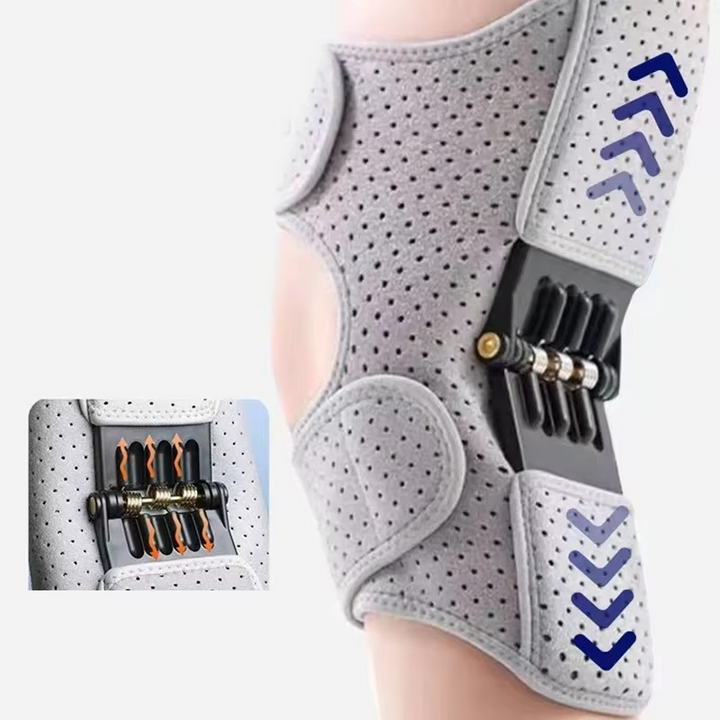 BowLift | Adjustable Knee Support Brace with Power Rebound Springs for Joint Relief and Stability