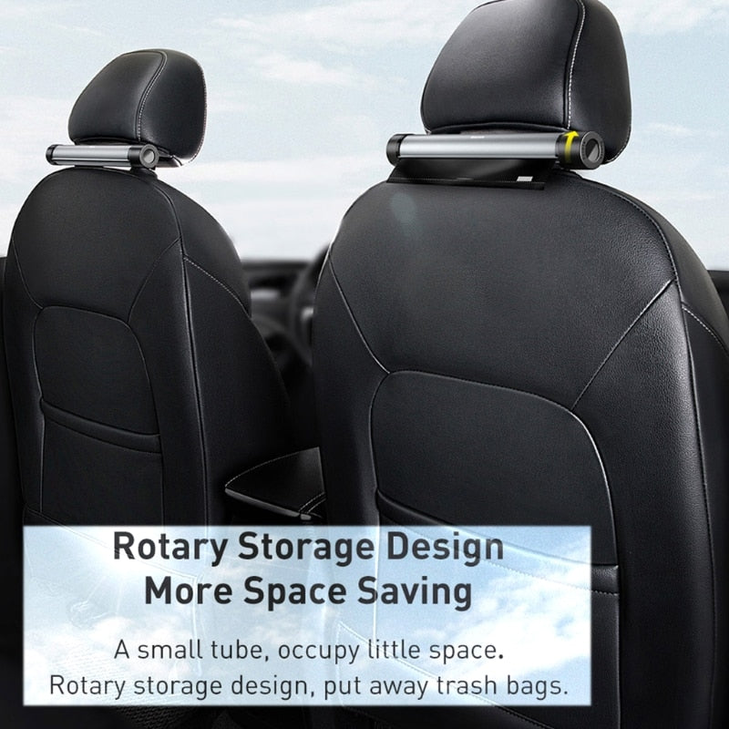 BowLift | Portable Car Back Seat Trash Bag Dispenser