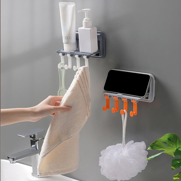BowLift | Wall-Mounted Phone Holder Kitchen Organizer Rack