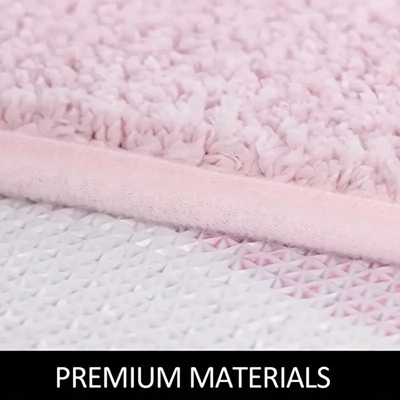 BlushNaked Tufted Design Rug – Pink "Get Naked" Bath & Living Rug Bowlift