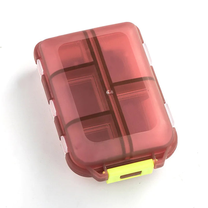 BowLift | MediPocket Travel Pill Case | Moisture-Proof & Compact | 4–12 Compartments | For Vitamins & Medications on the Go