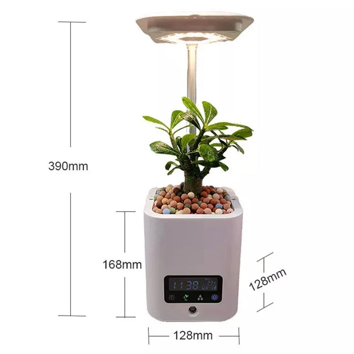 BowLift | Multifunctional smart hydroponic plant pot with calendar, diffuser and desk lamp