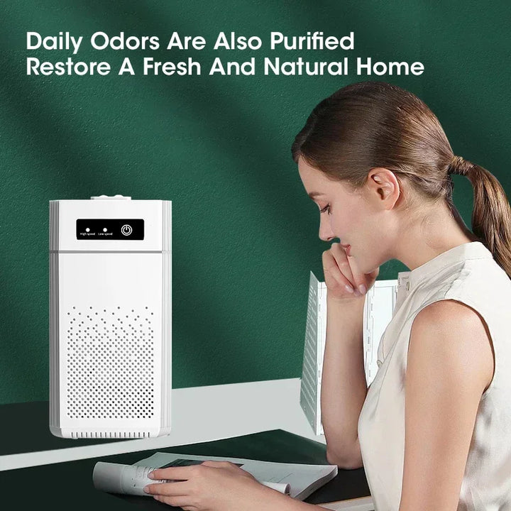 BowLift | Compact air purifier with HEPA filter - BreezeMini