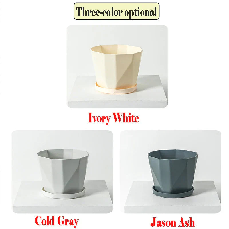 BowLift | Nordika Planter | Scandinavian Design | Durable Resin | For Plants & Decoration