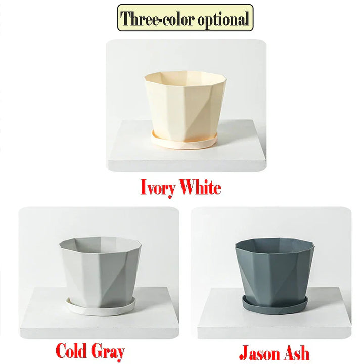 BowLift | Nordika Planter | Scandinavian Design | Durable Resin | For Plants & Decoration
