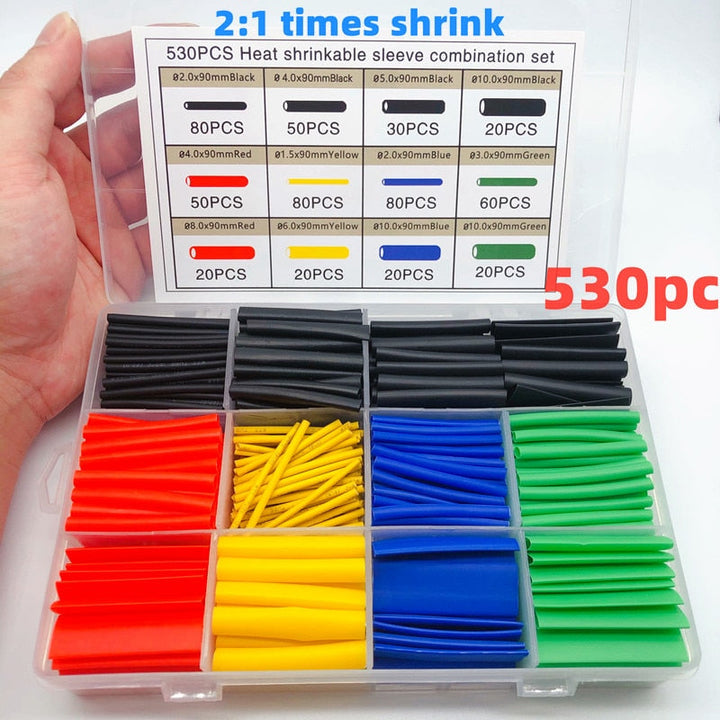 530Pcs Colored Insulated DIY CaBowlifte Fix Kit | Bowlift