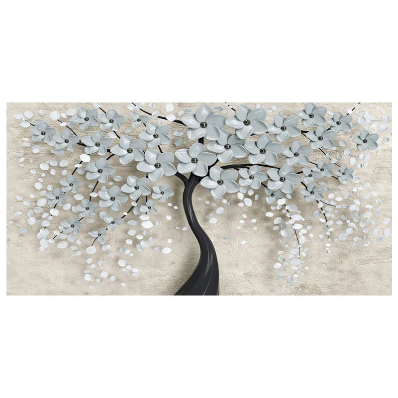 Abstract Floral Big Blossom Petal Tree Wall Art Fine Art Canvas Prints Picture For Living Room Bedroom Salon Art Decor | Bowlift