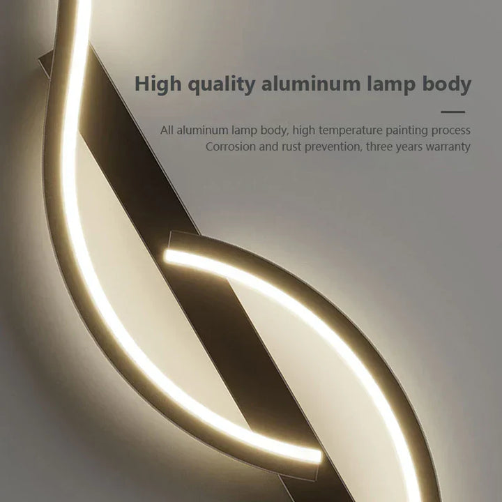 BowLift | LED Lounge Wall Lights – Dimmable Silicone Wall Lamp for Bedroom, Living Room, and Corridor, Modern Home Lighting Solution