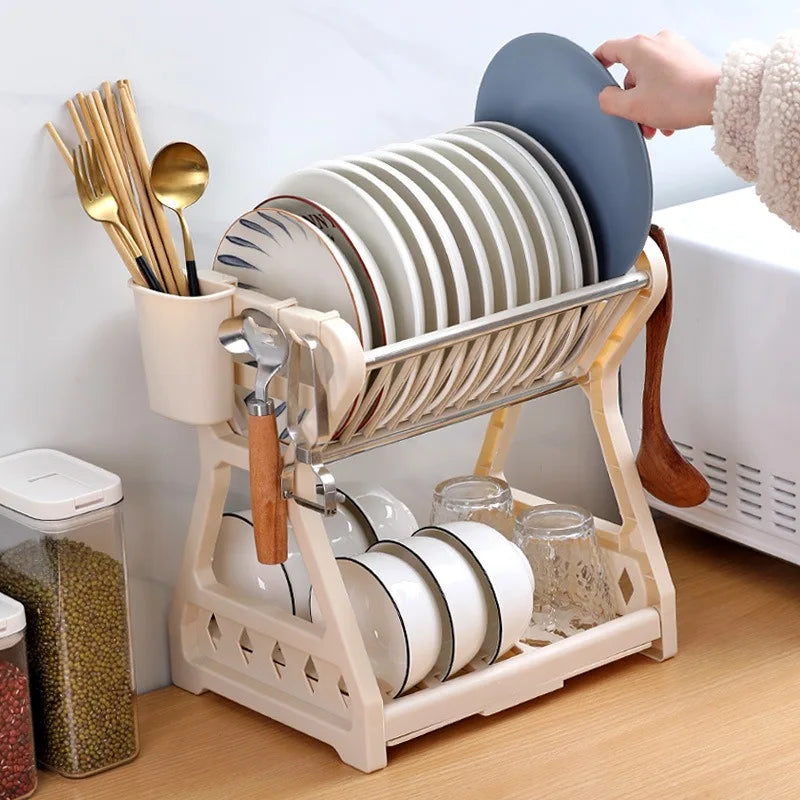 Foldable dish organizer – Practical draining rack for dishes, space-saving and easy to clean, perfect for modern kitchens and small spaces | Bowlift