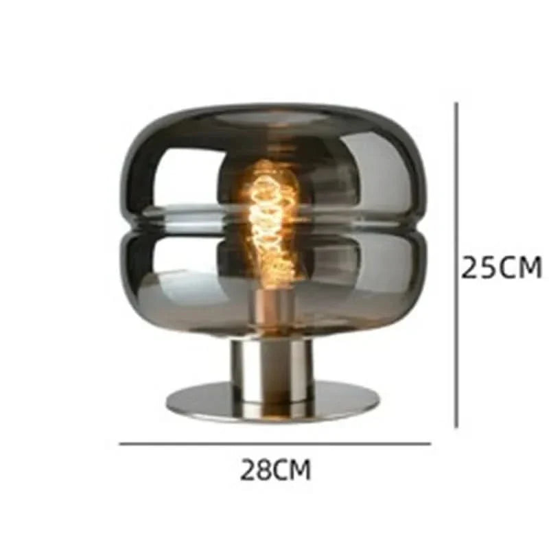 BowLift | Scandinavian Glass Table Lamp – AuroraForm E27
