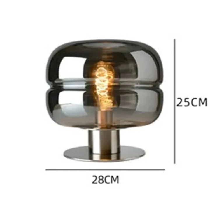 BowLift | Scandinavian Glass Table Lamp – AuroraForm E27