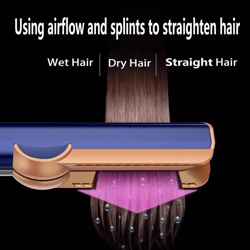 BowLift | 2-in-1 Hair Straightener & Dryer | Negative Ion Technology | Long-Lasting Styling