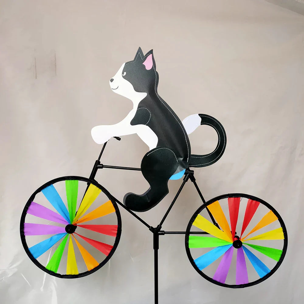 BowLift | Rainbow Bicycle Cat Garden Decor