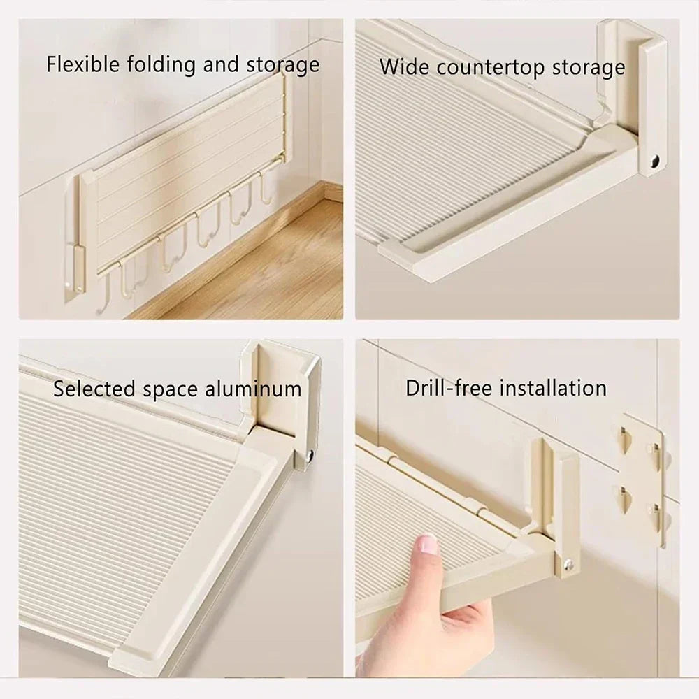 FlexiRack – Collapsible Spice Rack with Hooks Bowlift
