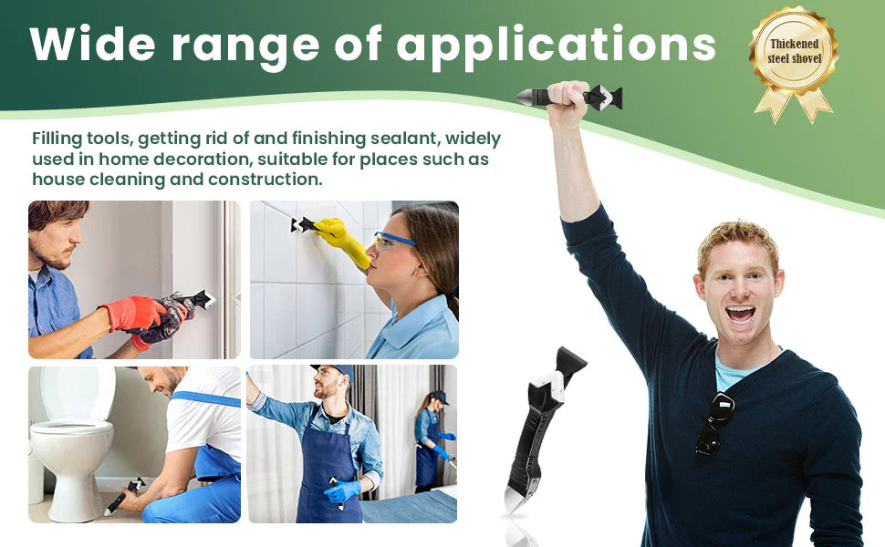 BowLift | 9 in 1 Caulk Removal Tool