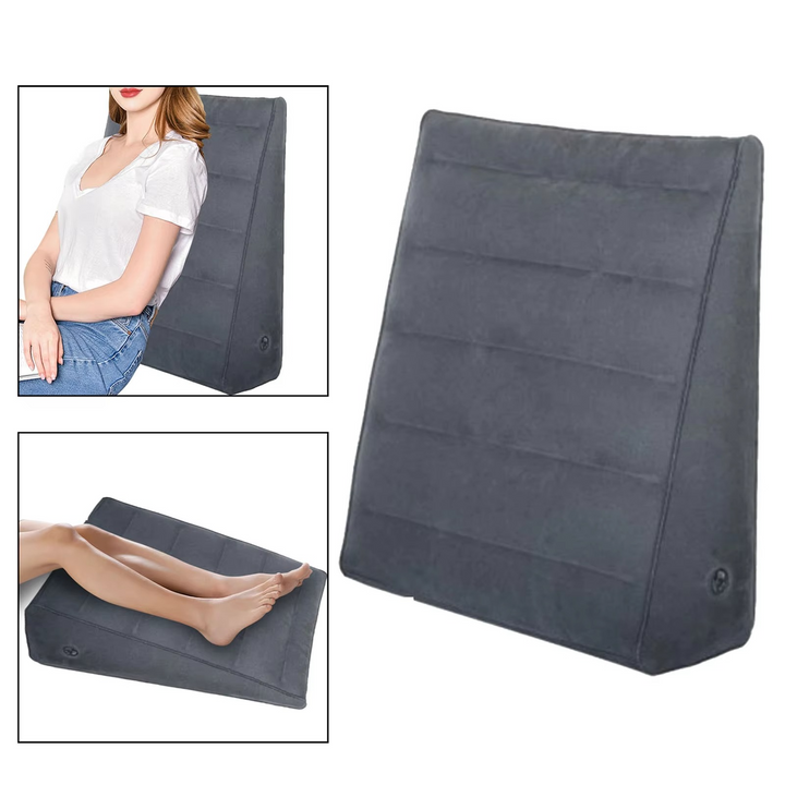 BowLift | Inflatable Foot & Back Elevating Travel Pillow