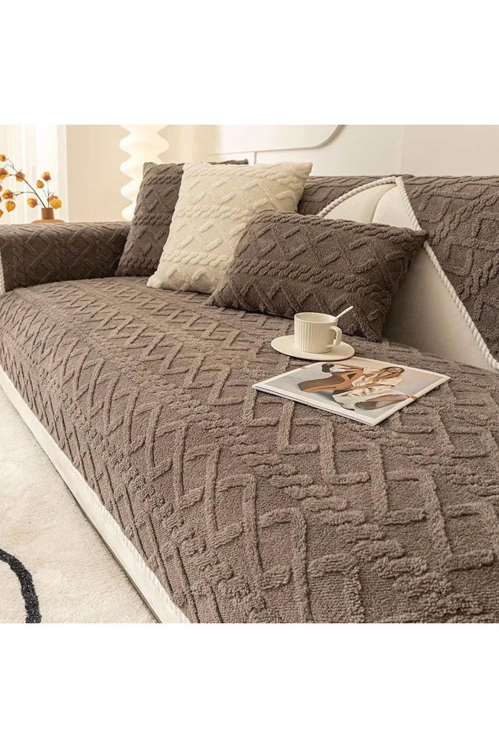 Jacquard Sofa blanket | Bowlift