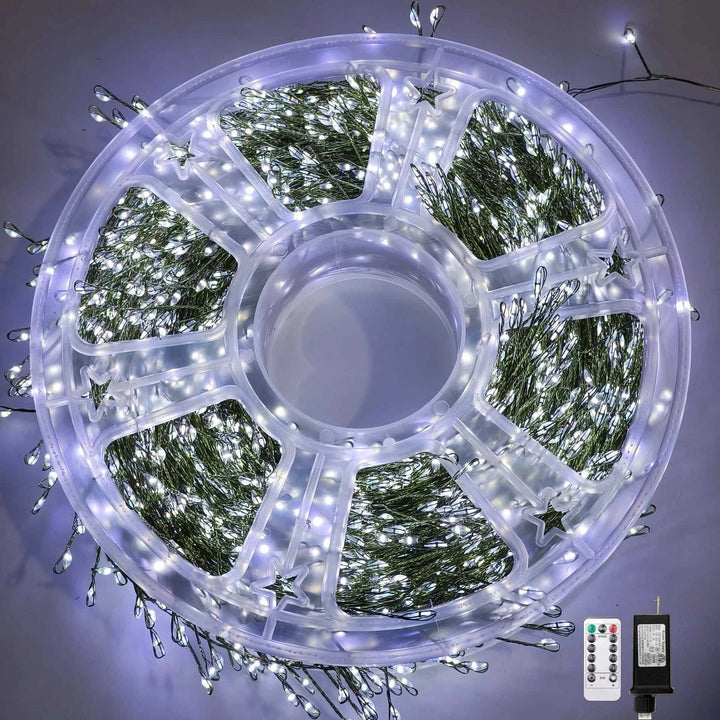 BowLift | LED Firework Light String with Remote Control 30-75 m 900-2000 LEDs IP65 Waterproof for Parties