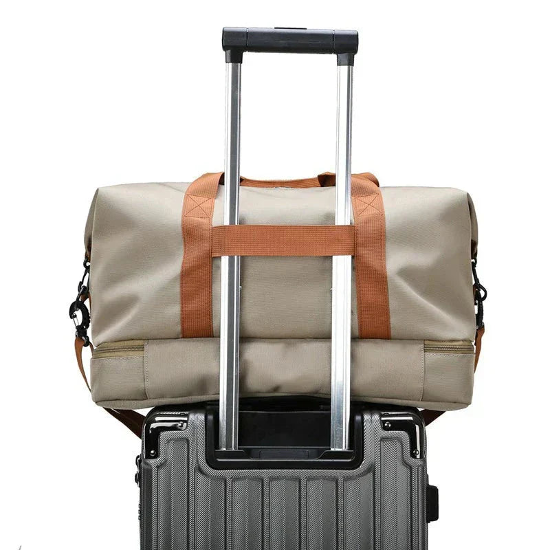 CarryOnFit Travel Bag - Luxurious Crossbody Travel Bag for Active Adventurers Bowlift