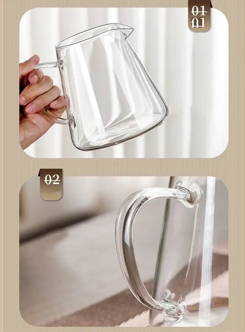BowLift | 450ml-950ml Heat Resistant Glass Teapot – Stainless Steel Tea Filter, Flower Kettle for Kung Fu Tea, Puer and Oolong Tea