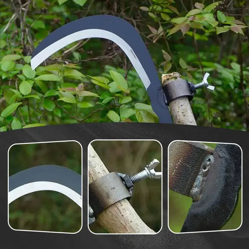 Strong Steel Grass Cutting Sharp Multi-Purpose Sickle Head | Bowlift