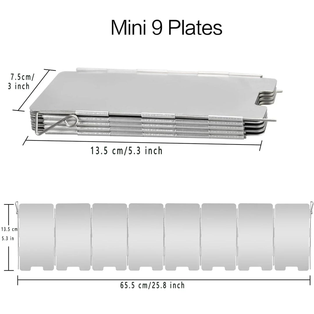 BowLift | CampWind Flexible Windbreak | Compact & Portable | For Gas Stoves & Outdoor Cooking
