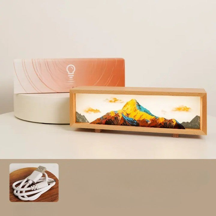 Dream Aura Interactive Desktop Artsy Canvas Lamp | Bowlift
