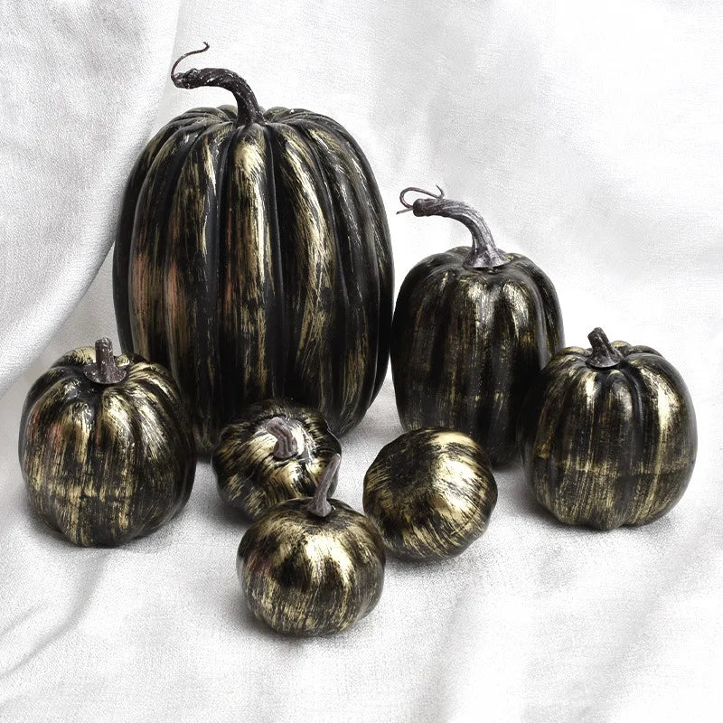 BowLift | Decorative Pumpkins PumpkinCharm | 7-piece Set | Autumn & Halloween Decor | Lightweight & Reusable