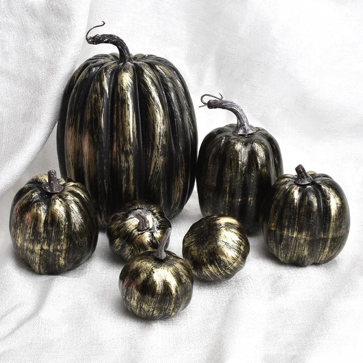 BowLift | Decorative Pumpkins PumpkinCharm | 7-piece Set | Autumn & Halloween Decor | Lightweight & Reusable