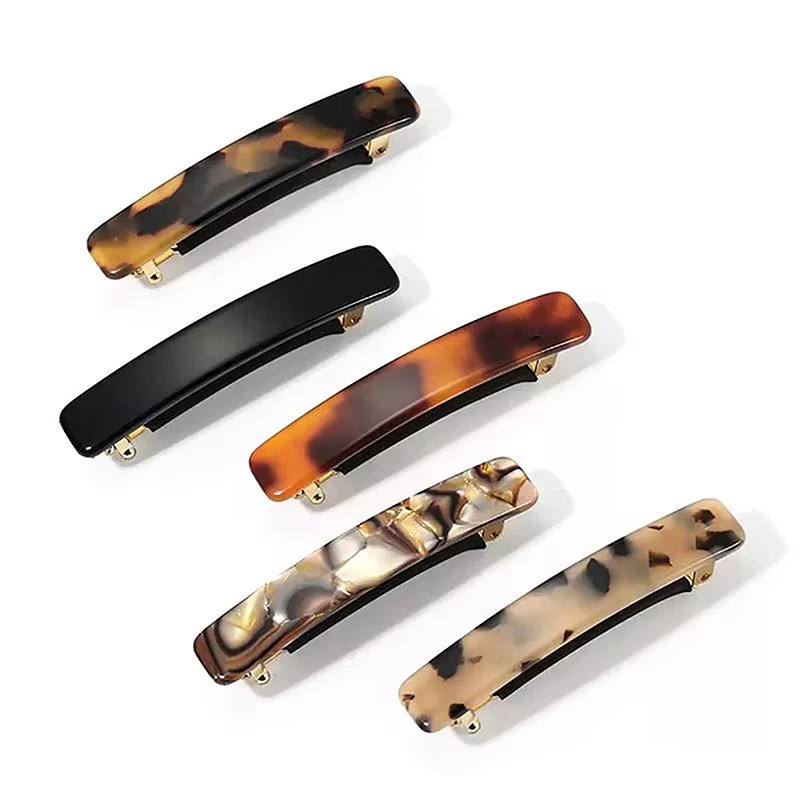 BowLift | Vintage-Inspired Leopard Print Acetate Hair Clips