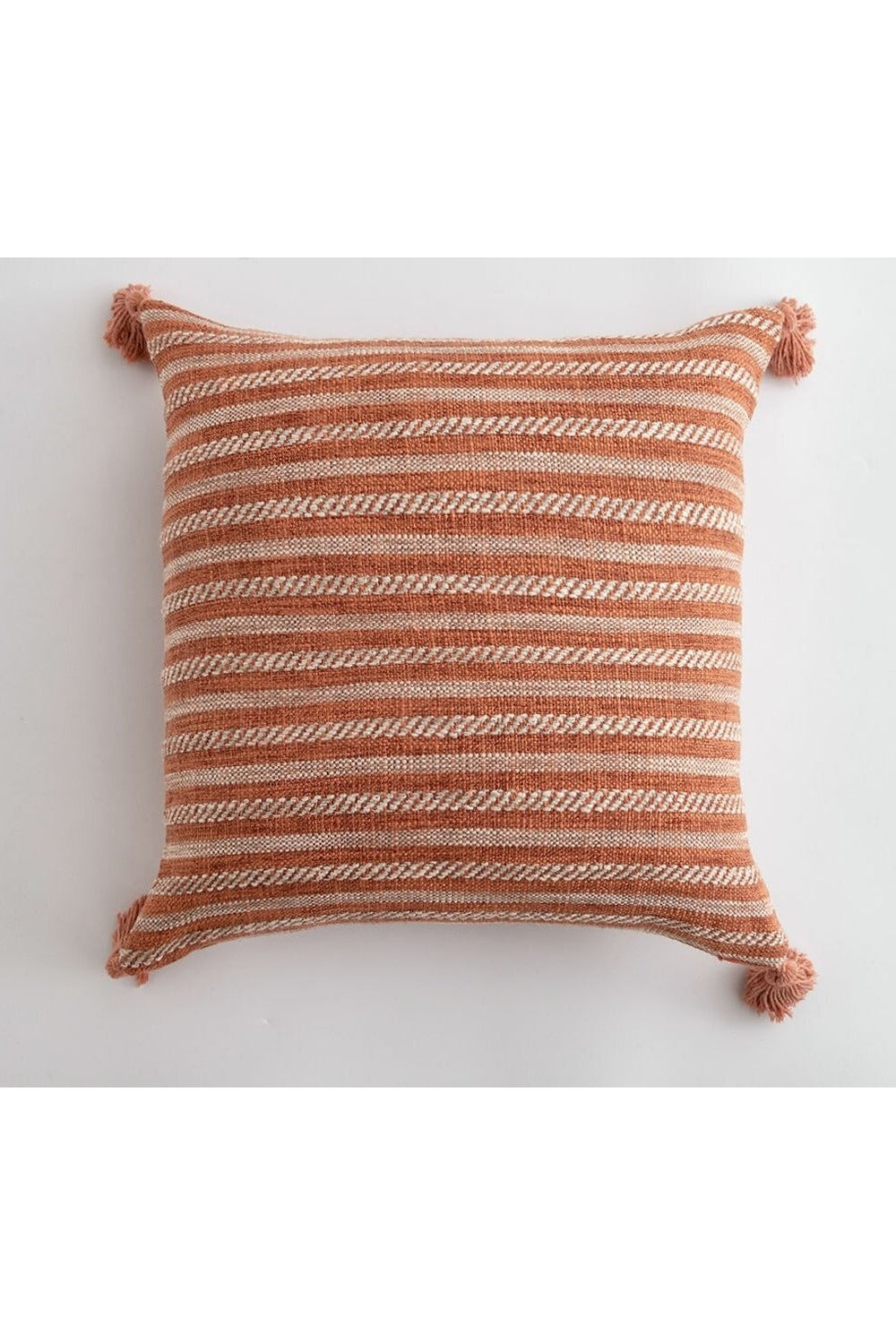 White Tassel Pillow Cover | Bowlift