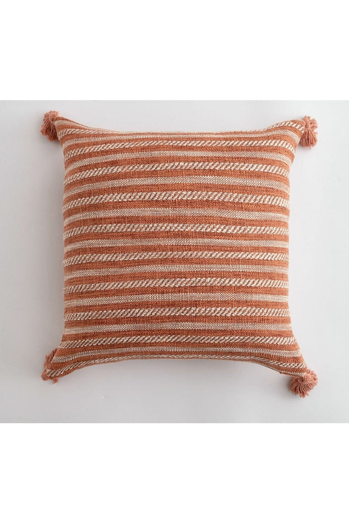 White Tassel Pillow Cover | Bowlift