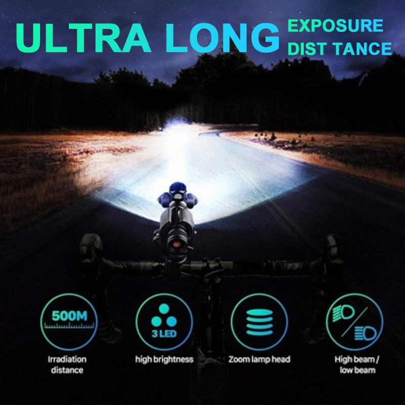 BowLift | Three Head Rechargeable Rotatable Flashlight