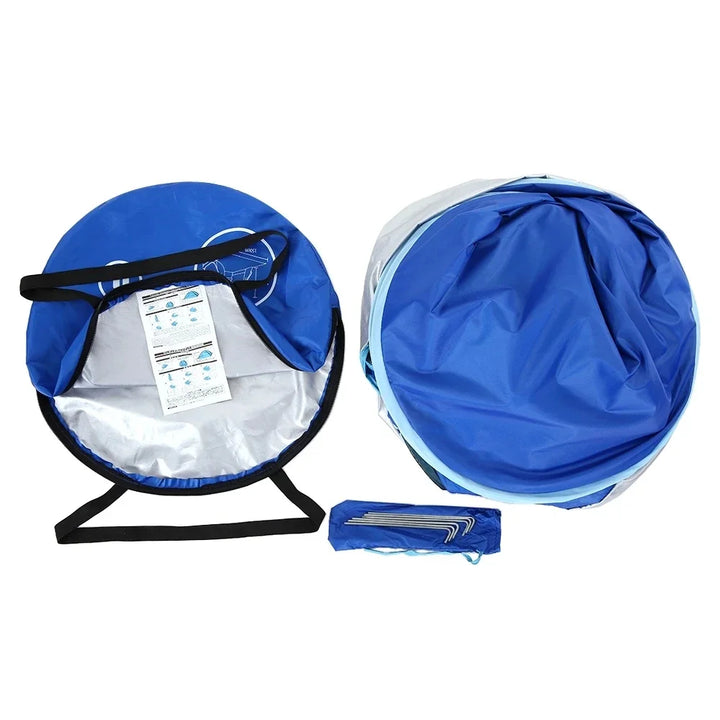 Automatic Pop-Up Ultralight Full Shade Beach Tent | Bowlift