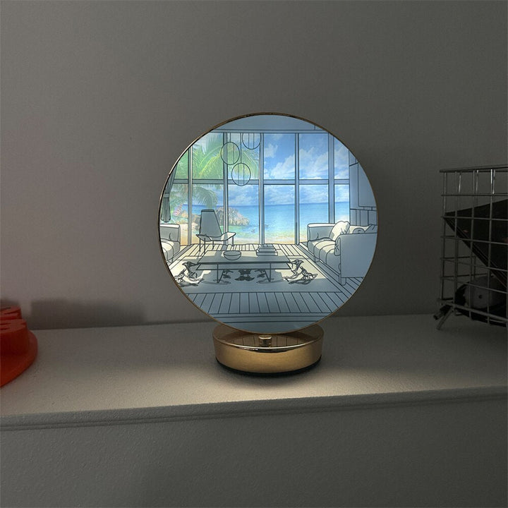 BowLift | Creative Artistic Orb Painting Table Lamp