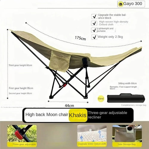 Relax Everywhere Reclining Outdoor Lounge Camping Chair | Bowlift