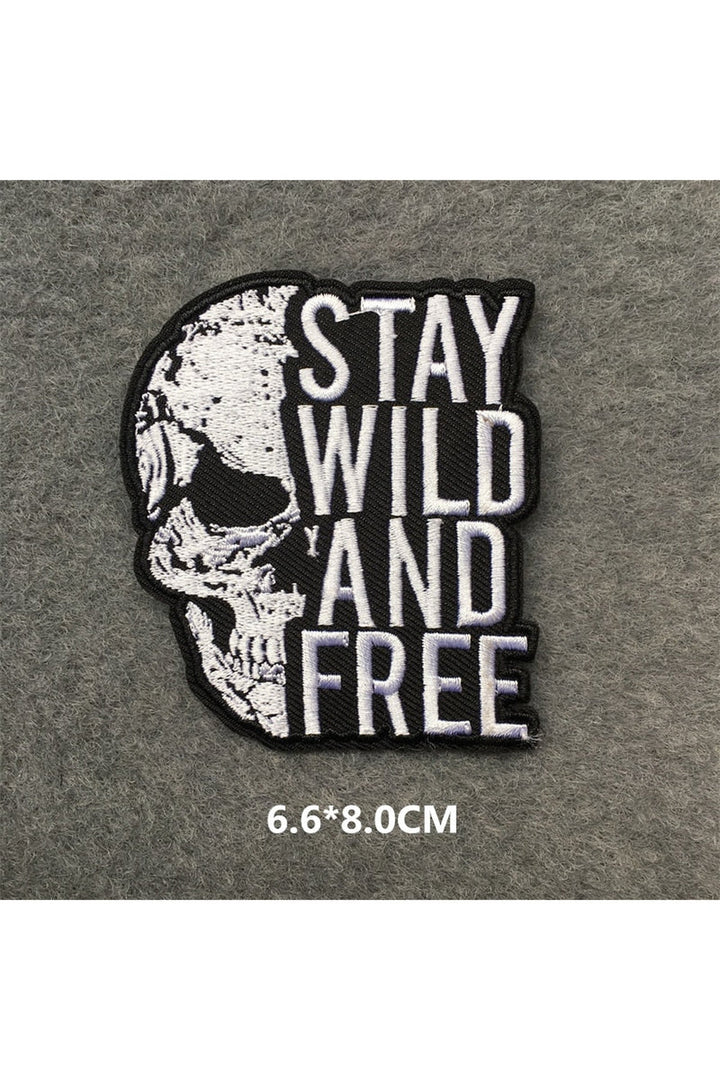 Punk embroidered patch set | Bowlift